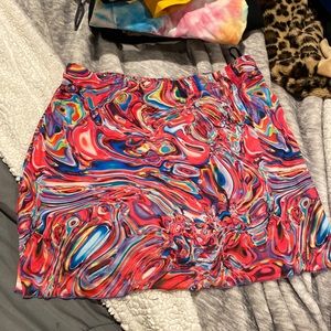 multicolor skirt